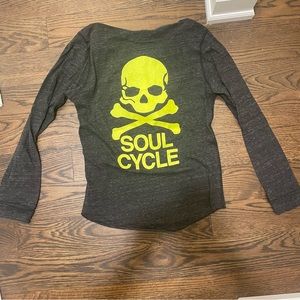 Soul Cycle lightweight hoodie w/ logo on back